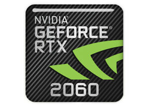 Sigle / Logo de la carte graphique Nvidia Geforce RTX 2060 pour la réalité virtuelle